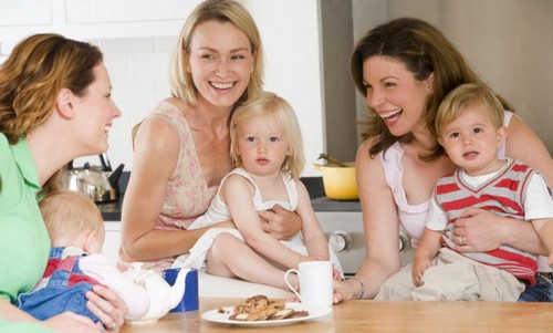 mødre med børn