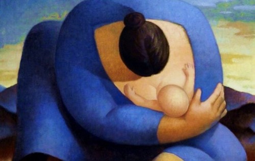 mor efterlader mærker