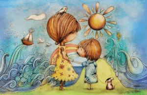 Vær dit barns skjold under skabningen af en kriger