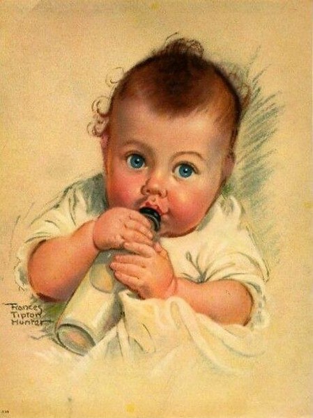 baby med sutteflaske