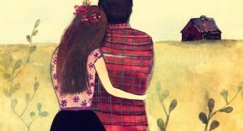 partnere kigger på hus