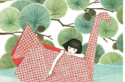 Pige har et tomt blik