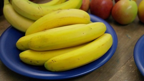 bananerne på tallerken
