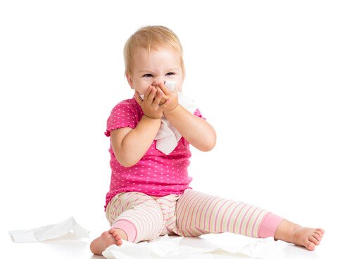 Stop din baby I at blive forkølet i regn sæsonen