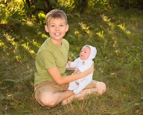 stor aldersforskel mellem søskende