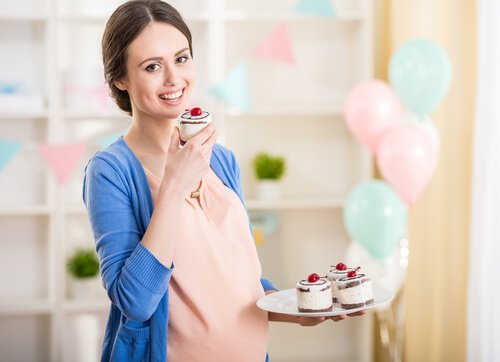Kvinde som er gravid