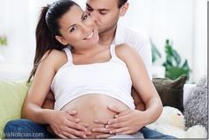 Gravid par - sex under graviditeten