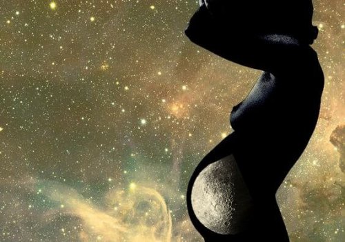 Gravid kvinde maleri