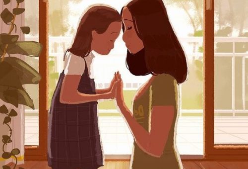 mor og datter - personligt velvære