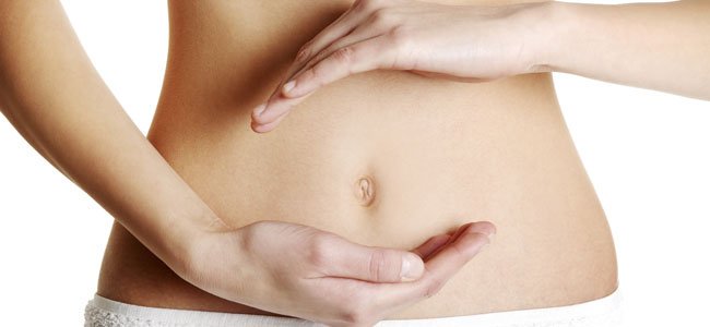 Kvindes mave