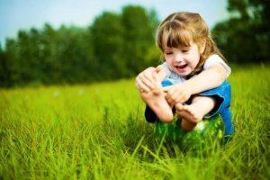 Hvordan man plejer børns fødder