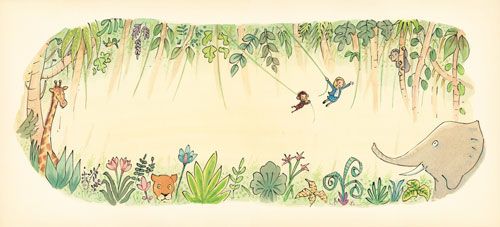 tegning fra fortællingen om Tarzan