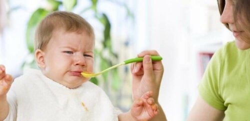 baby der ikke kan lide sin mad