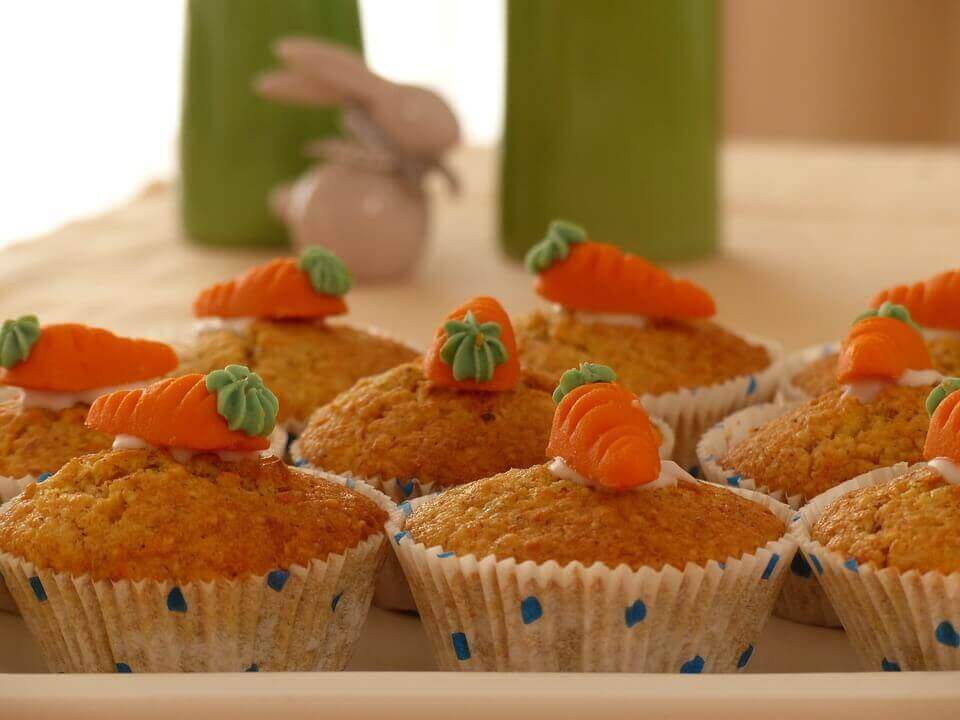 Gulerodsmuffins.