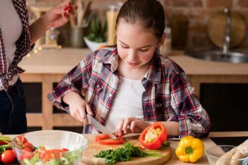 ung teenager der er veganer