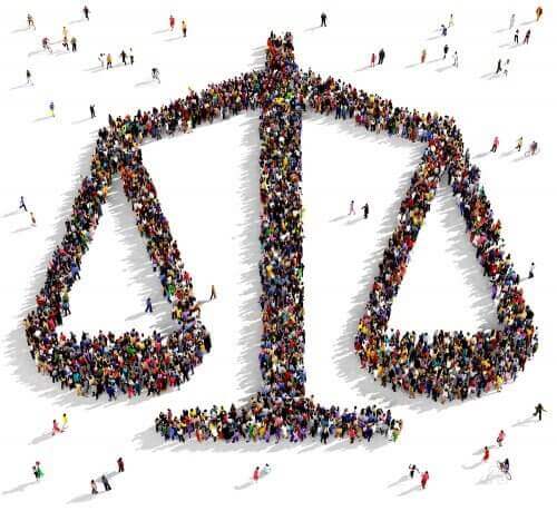 Menneskelig vægtskål, som social sammenligning