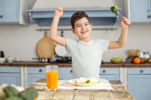 De tre næringsstoffer, der skal være til stede i børns kost