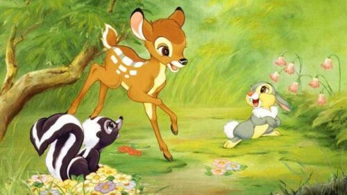 Scene fra Bambi