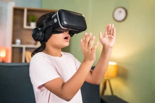 Barn afprøver virtual reality til børn med angst