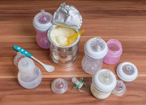 Modermælkserstatning og sutteflasker